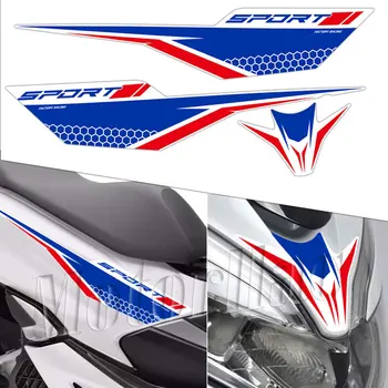 Набор от етикети на мотоциклет 3 м, комплект странични етикети на преден обтекател, Водоустойчиви аксесоари за Honda Pcx 125 150 PCX125 PCX150
