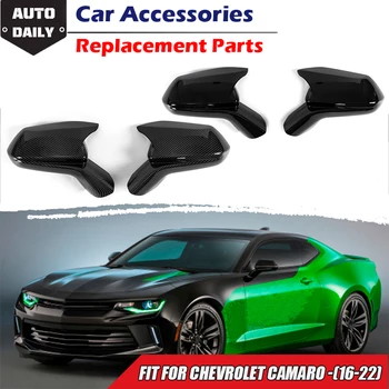 1 Чифт Странични Крила, Капак, Огледала за обратно виждане, на Кутията В Стил Рожка, Външна Украса на Автомобил, Подходящ За Chevrolet Chevy Camaro SS RS ZL1 LT LS 2016-2022