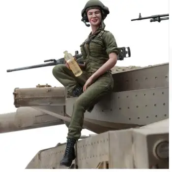 Нов в разглобено формата на 1/16 модерен женски танковия екипажа войници нов набор от терени Играчки 