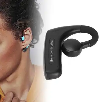Безжични слушалки с костна проводимост стерео Bluetooth 5.0 Многофункционален безжична слушалка хендсфри за глухи