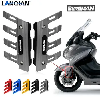 За Suzuki Burgman 650 125 150 200 250 400 Защита вилица преден амортисьор, защитно покритие за окачване, калник на задно колело, странична защита