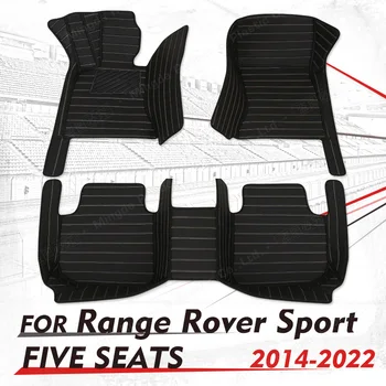 Обичай автомобилни постелки за Land Rover Range Rover Sport 2014 2015 2016 2017 2018 2019 2020 2021 Потребителски автомобилни накладки за краката