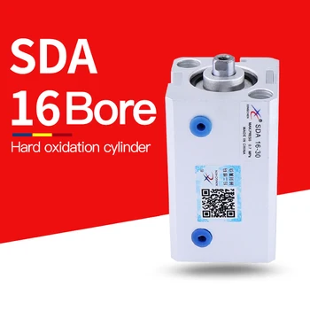 Безплатна доставка Цилиндър SDA тънък цилиндър под 16 мм Диаметър на 5/10/15/20/25/30/35/40/45/50 мм