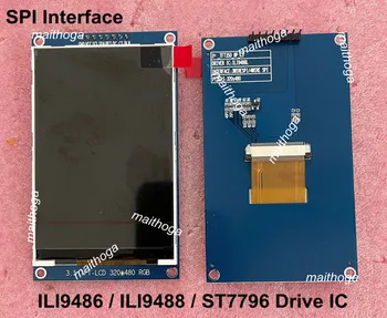 3,5-инчови, 8-ПИНОВ Цветен екран SPI TFT LCD с адаптерной плащане ILI9488 ST7796 Drive IC 320 (RGB) * 480