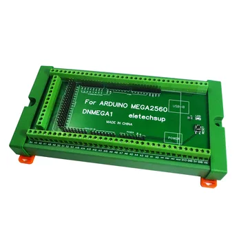 Модул на адаптера с винтова клеммной nuts за закрепване към DIN релса за Arduino MEGA2560 R3 Atmega2560 Dev Baord