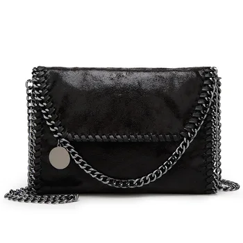 Луксозни чанти през рамо с цепка на вериги за жени 2023, дизайнерски квадратна чанта през рамо, мини-чанти и калъфи за телефони и портфейли, шик клатч