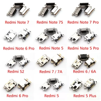 10 бр. Конектор за Зареждане Type-C, зарядно устройство, Конектор за Микро USB Конектор порт За XiaoMi Redmi S2 Note 7 7S 6A 6 5 Pro Plus