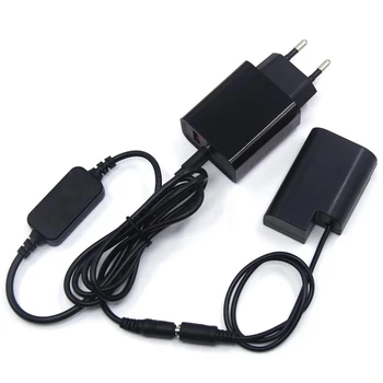Кабела на зарядното устройство, USB Type-C + DMW-BLF19 BLF19PP Фиктивен батерия DCC12 DC-Разклонител + Зарядно Устройство PD За Фотоапарат Lumix DMC-GH3 GH4 GH5 GH5s