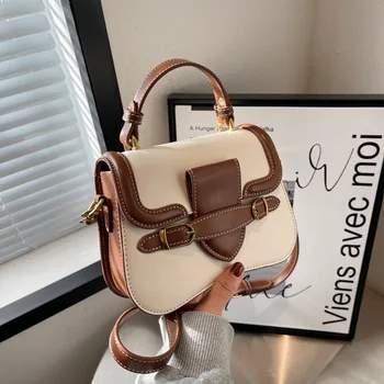 Луксозни Дамски Чанти от изкуствена Кожа, чанта през Рамо, с високо качество Дамски малки Чанти-незабавни посланици, дизайнерска дамска чанта, Нова