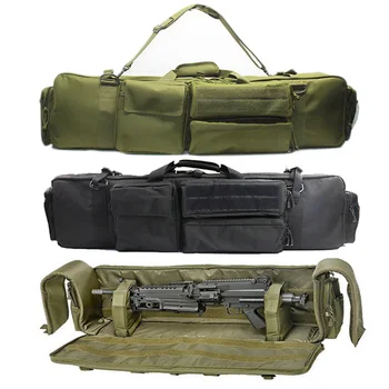 100 см Военна чанта за оръжия M249, тактическа чанта за съхранение, истинско украшение за CS, специална риболовна чанта Виктор, двупластова сваляне