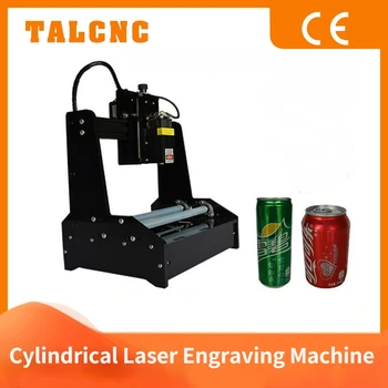 Малък цилиндричен лазерен гравиране машина може да изрежеш цилиндрична нержавеющую стомана Автоматично режещи плотери САМ с ЦПУ