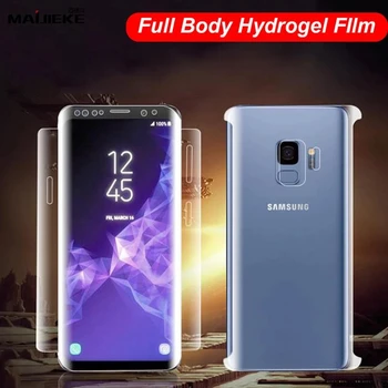 Гидрогелевая филм с пълно покритие За Samsung Galaxy S21 S22 S23 ultra Note 20 ultra S10 S20 plus S8 S9 plus Note 20 10 Защитно фолио за екрана
