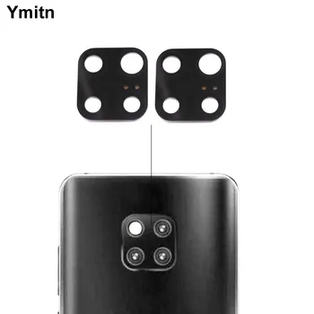 2 елемента на Нов корпус Ymitn, задната камера, стъклени лещи с лепило за Huawei Mate20Pro Mate20 pro