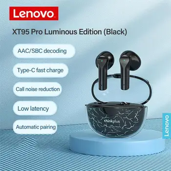 Оригинални Безжични слушалки в ушите Lenovo Thinkplus XT95pro С Шумопотискане Тежки бас, Bluetooth-слушалки 5.1 За киберспортивных игри