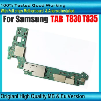 Версия ЕС за Samsung Galaxy S4 T830 T835 дънна платка 100% Оригинална основната логическа такса Схеми такса за такса гъвкав кабел плоча