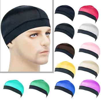 Обикновена вълнообразни шапки с дюрагой за мъже; шапки; мека еластична дишаща шапчица-тюрбан; шапчица-чепчик; аксесоари за коса