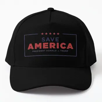 Бейзболна шапка Save America, лятна дамска шапка-шапка с принтом, спортна пролет 
 Плътен Цвят хип-хоп Черен мъжки