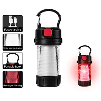 Кемпинговый Лампа LED За защита от насекоми на Електрически Стол, Лампа-Капан за Насекоми, Лампа-Капан за Насекоми, Червен Aalert, Средство за Оцеляване Насекоми 캠핑