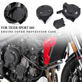 НОВИ Защитни капаци за двигателя Tiger Sport 660 Sport660 2021 2022 Аксесоари за мотоциклети Защита на двигателя Защитен калъф