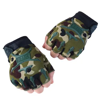 Children ' s Mountain Climbing Climbing And Exercise Short Finger Gloves Ръкавици Без Пръсти Guantes Tacticos Militar 2022 New@30