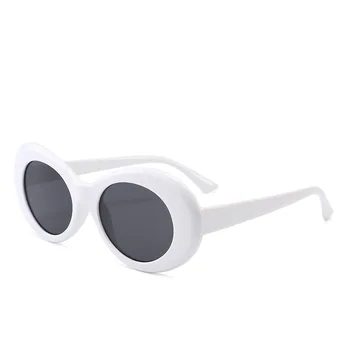Модерни червени малки кръгли слънчеви очила дамски жълти Луксозни дамски слънчеви очила с бели вечерни дамски слънчеви очила AABC01