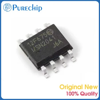 PIC12F675-8-битови микроконтролери I /SN SOP8 - MCU 1,75 64 KB оперативна памет 6 входове/изходи Ind Temp