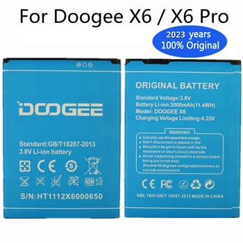 2023 година Нова Оригинална Батерия X6 За Мобилен телефон Doogee X6/X6 Pro x6pro 3000 mah, Благородна работа на смени Батерията В наличност