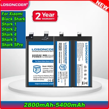 LOSONCOER 2800 ма-5400 mah BS01FA BSO1FA BS03FA BS08FA BS10FA Батерия За Xiaomi Black Shark 1 2 4 5 Pro Black Shark Battery
