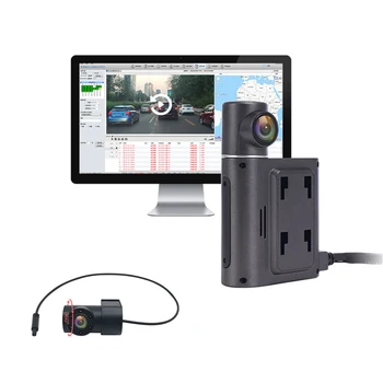 4G AI телематическая видеорегистраторная помещение за проследяване на автомобилния парк на предния панел cmsv6 + IR камера салон с WIFI, GPS, Android автомобилна камера