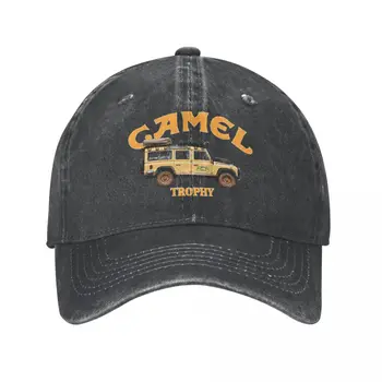 Логото на Camel Trophy, пролетно-лятна шапка, мъжки и дамски бейзболна шапка с кон опашка, реколта шапка, дънки градинска ежедневни шапка Four Seasons