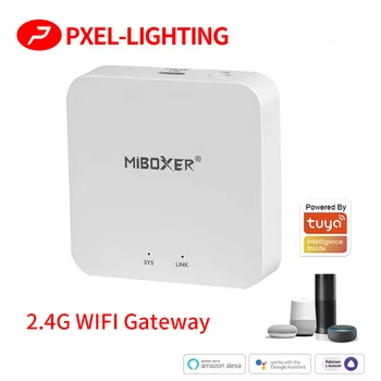 Miboxer WL-Box2 2,4 Ghz Шлюз Wifi контролер 5, съвместим с Mi-Light и MiBoxer 2,4 G RF дистанционно управление, led лента с димер крушки