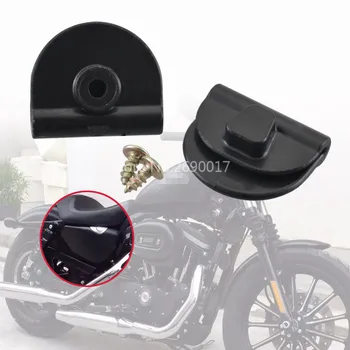 мотоциклетни ABS Черни странични щипки за капак на отделението за батерията, крепежный скоба L & R, аксесоари, Подходящи за Harley Sportster XL883 XL1200 2004-2018