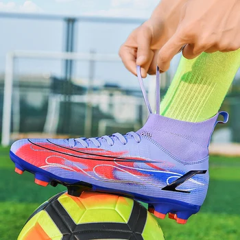 Качествена футболни обувки, футболни Обувки, C. Diqna Здрави футболни обувки Леки, удобни маратонки за футзала в насипно състояние Chuteira Society