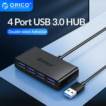 ORICO USB HUB с 4 порта USB3.0 Хъб на Газа С 5 На Micro USB Порт за Захранване 30 100 см кабел Няколко за Компютър, Лаптоп, Аксесоари за КОМПЮТРИ