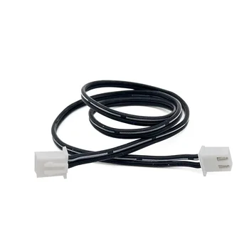 Клеммный кабел XH2.54mm 2P, електронен интерфейсен кабел, сверхмягкий висока черен силикон 2-жилен паралелен тел