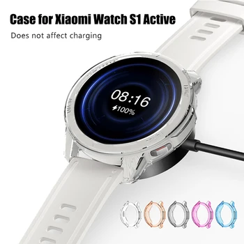Калъф за Xiaomi Watch S1 Active Smartwatch Резервни аксесоари Покритие на бронята рамка за Xiaomi Mi Watch S1 Active капак