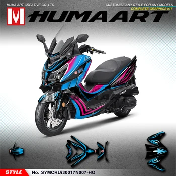 HUMAART Персонализирани Графични Мотоциклетни Винил Пелерини за ИМЕ Cruisym 300 2017 2018 2019 2020 2021